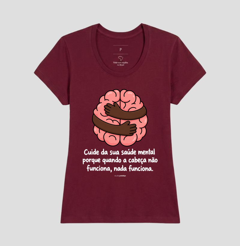 Camiseta Cuide da Sua Saúde Mental - Imagem 19
