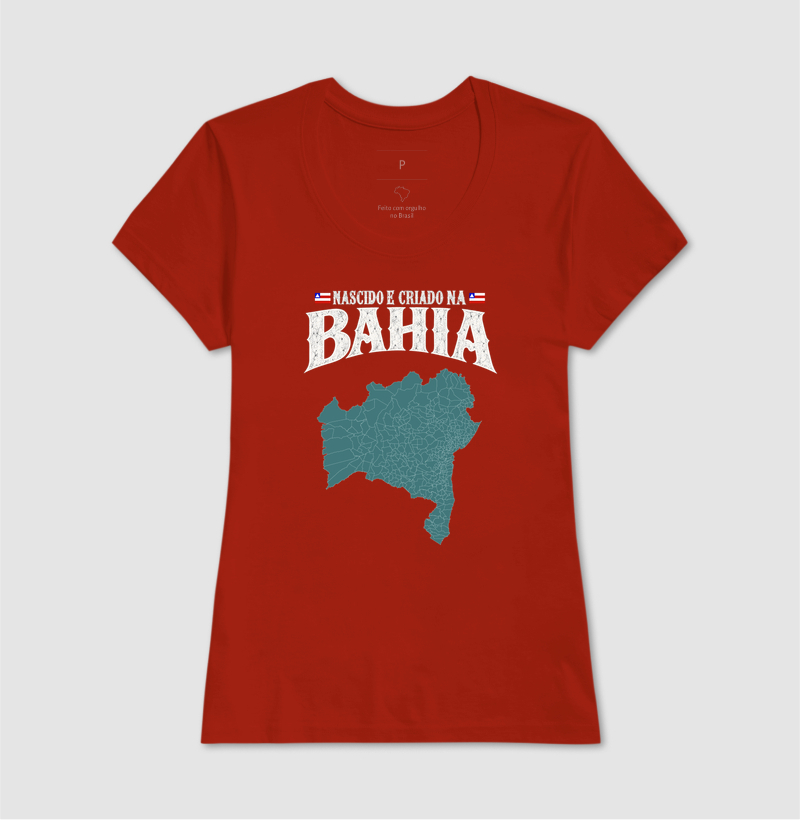 Camiseta Nascido e Criado na Bahia  - Imagem 7