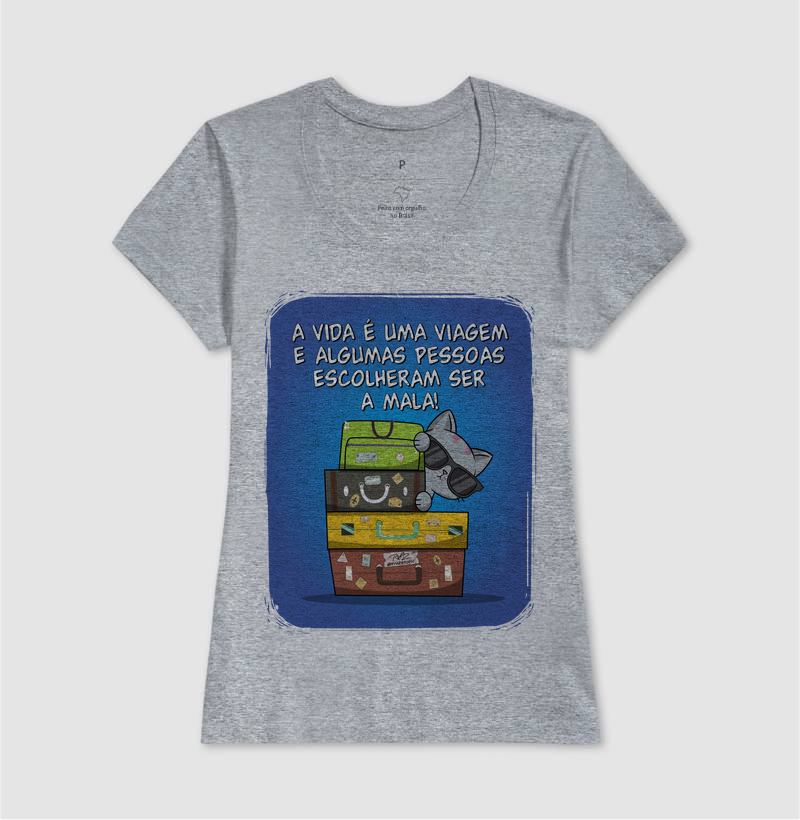 Camiseta Gato Sincero Mala - Imagem 9