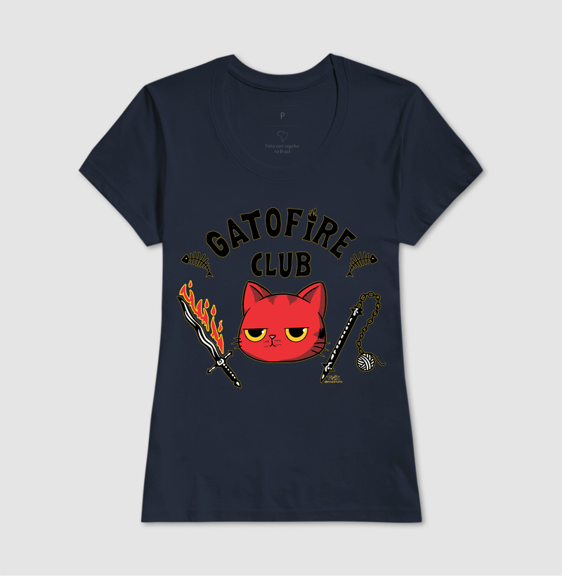 Camiseta Gato Sincero GatoFire Club - Imagem 7