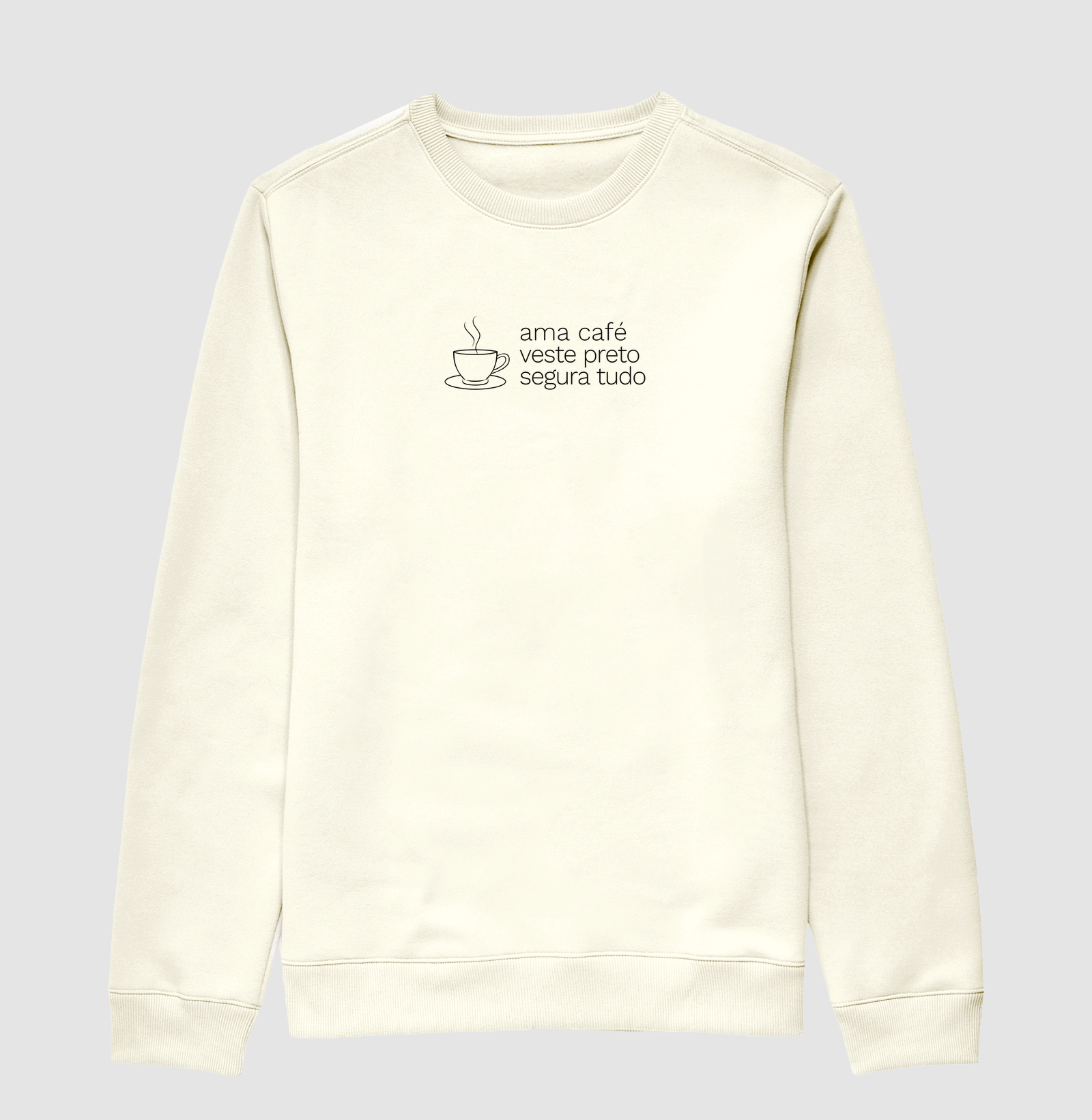 Ama café, veste preto e segura tudo - Imagem 2