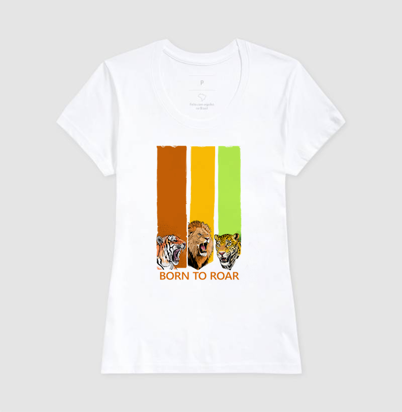 Camiseta Born to Roar (Nascido para Rugir) - Imagem 8