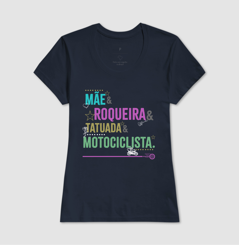 Mãe, Roqueira, Tatuada, Motociclista - Color - Imagem 7