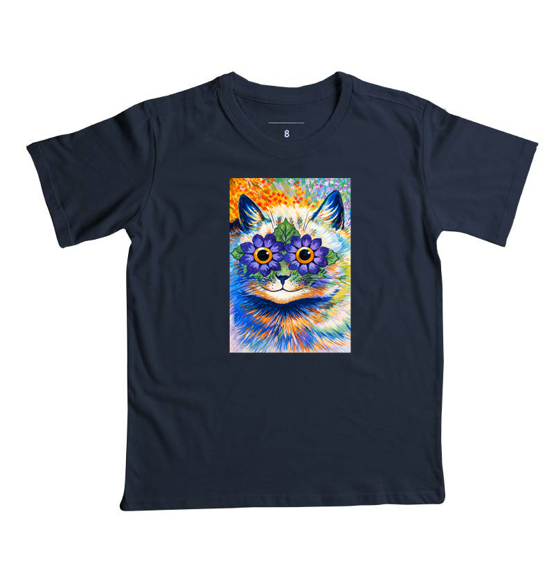 Psychedelic Flower Cat -  Louis Wain - Imagem 2