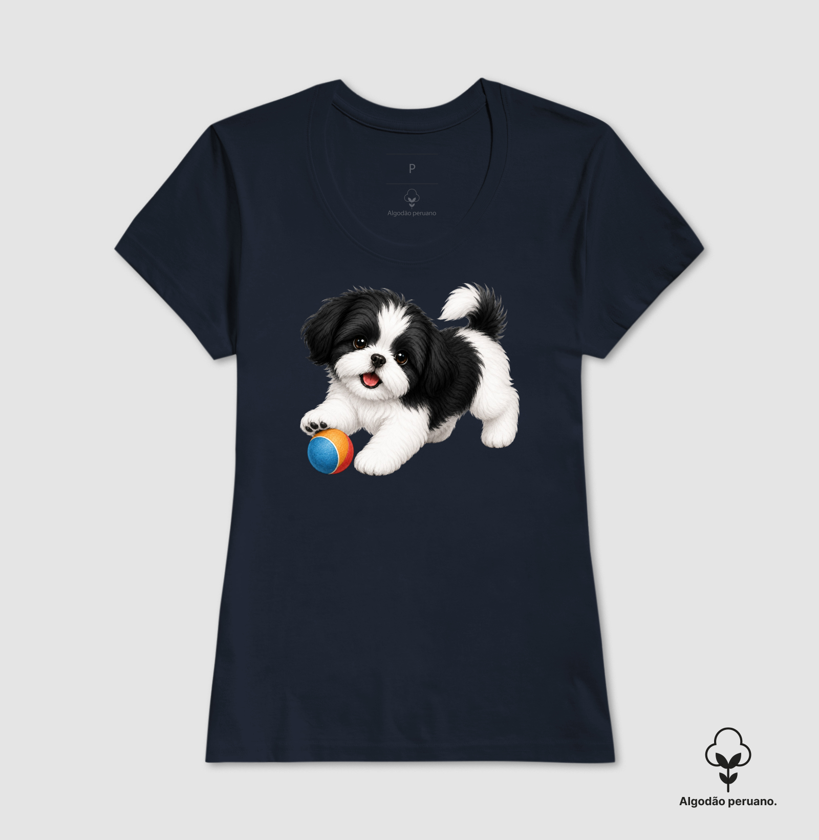 Shih Tzu Preto - Desenho Animado - Imagem 3