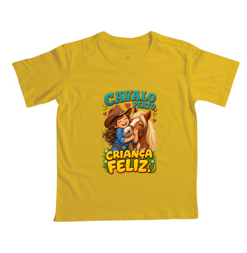 Cavalo perto, criança feliz. - Imagem 2