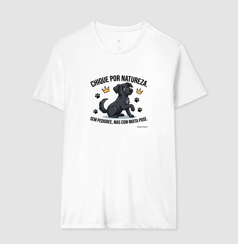 CAMISETA VIRA-LATA PRETO CHIQUE - Imagem 4
