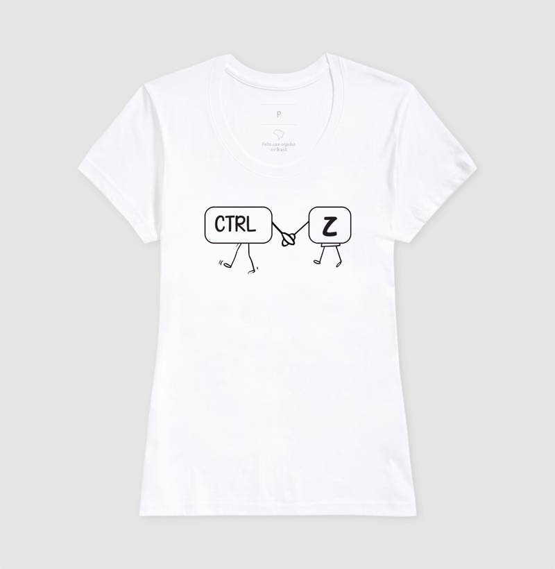 Camiseta CTRL+Z - Imagem 3