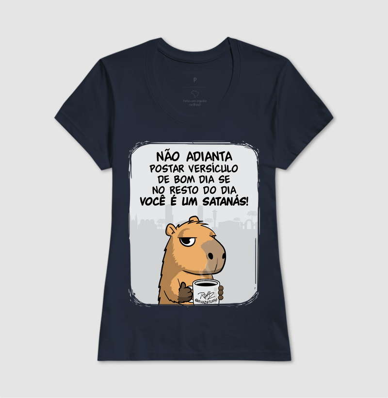 Camiseta Capivara Você é um Satanás - Imagem 7