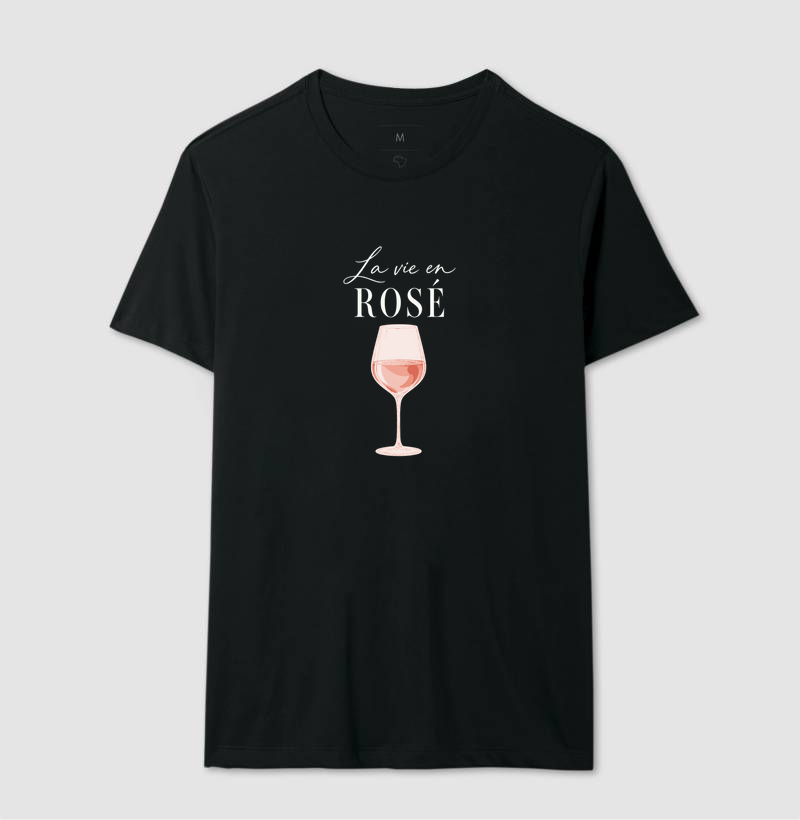 Camiseta La Vie en Rosé – Taça de Vinho Rosé - Imagem 2