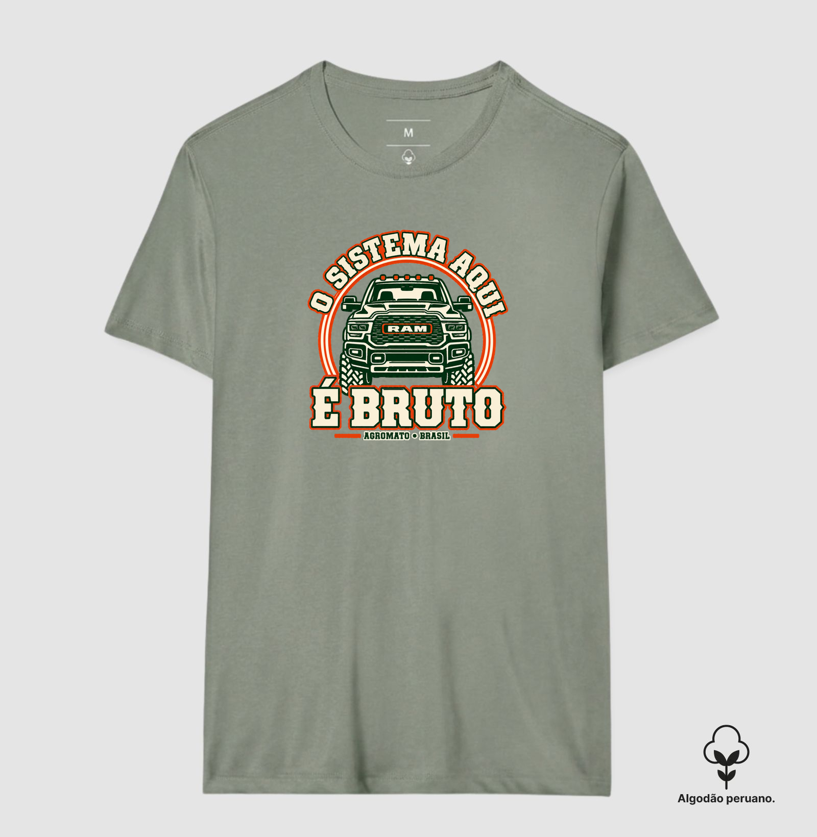 Camiseta O Sistema Aqui é Bruto - Imagem 7