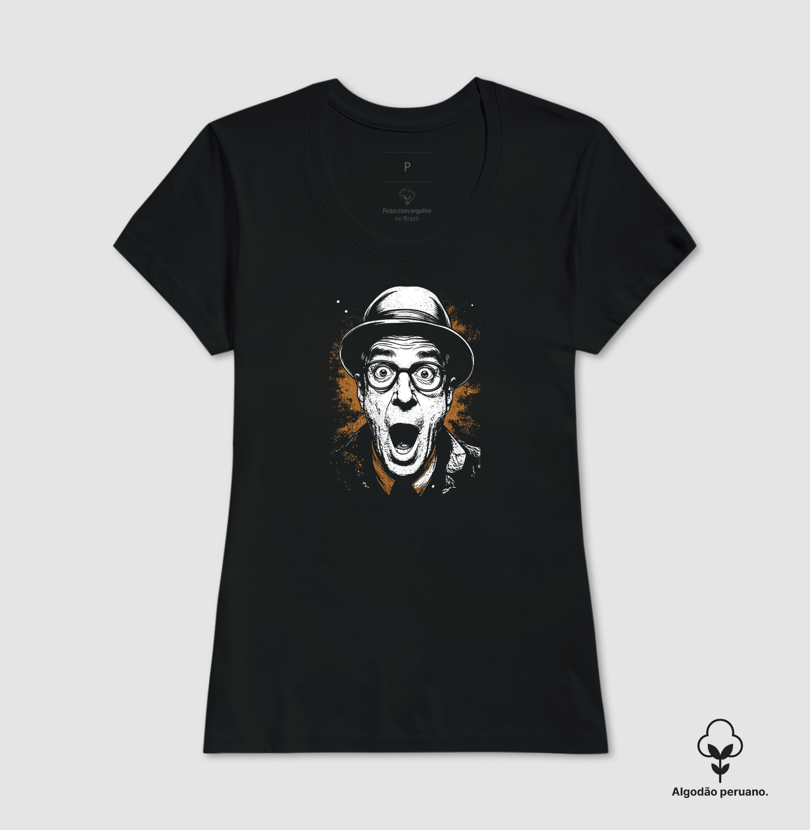 Camiseta Algodão Peruano Expressão do Impacto - Imagem 3