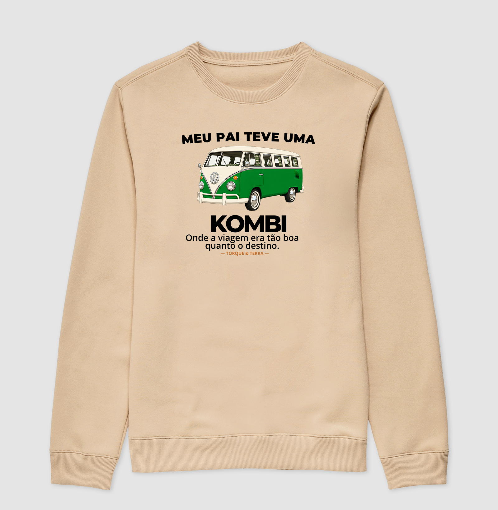 Meu pai teve uma - KOMBI - verde com off-white - Imagem 3