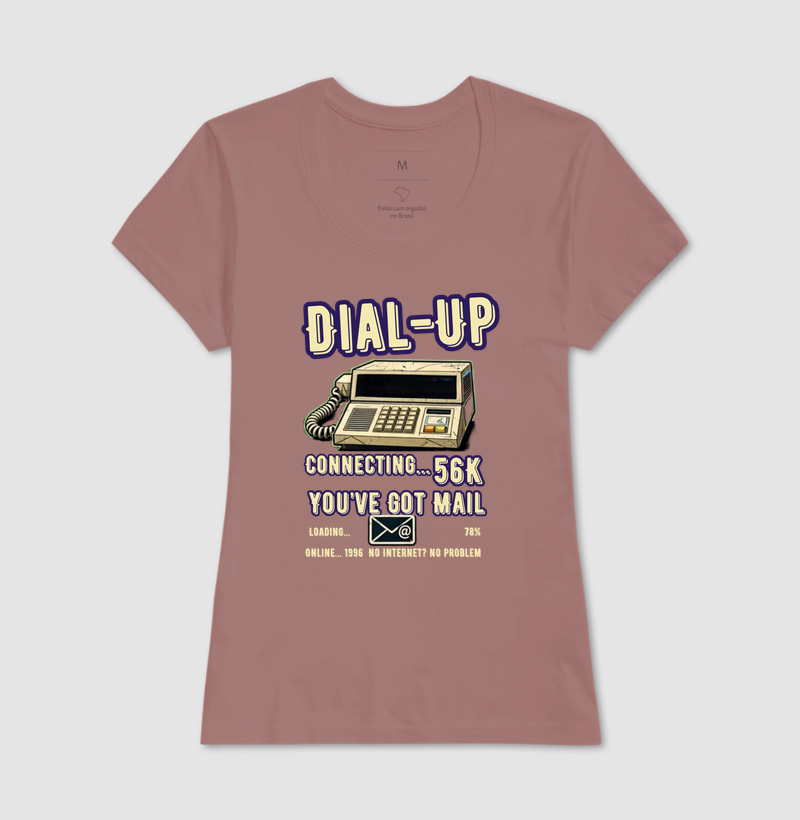  Camiseta Dial-Up - Imagem 17