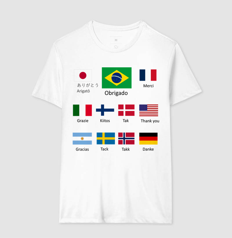Obrigado versão mundo letra preta - Imagem 2