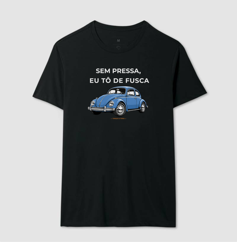 Sem pressa, eu tô de fusca - Azul médio acinzentado - Imagem 2
