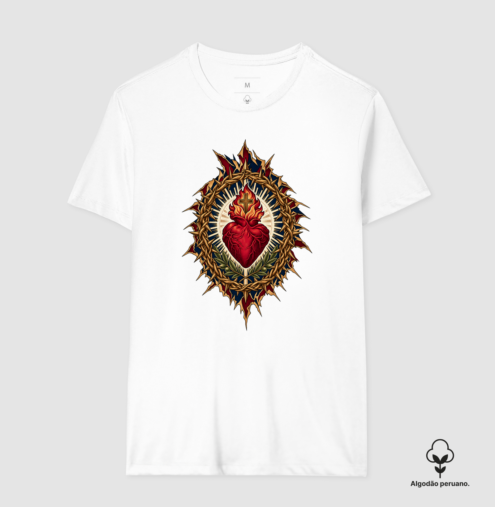 Sagrado Coração - Rasgo Redenção Coroa - Cristo Vivo - Imagem 5