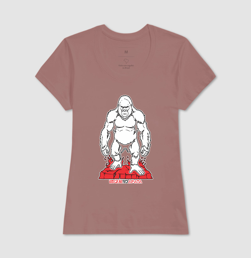 Camiseta Gorila em Algodão | EsquerdaPata - Imagem 20