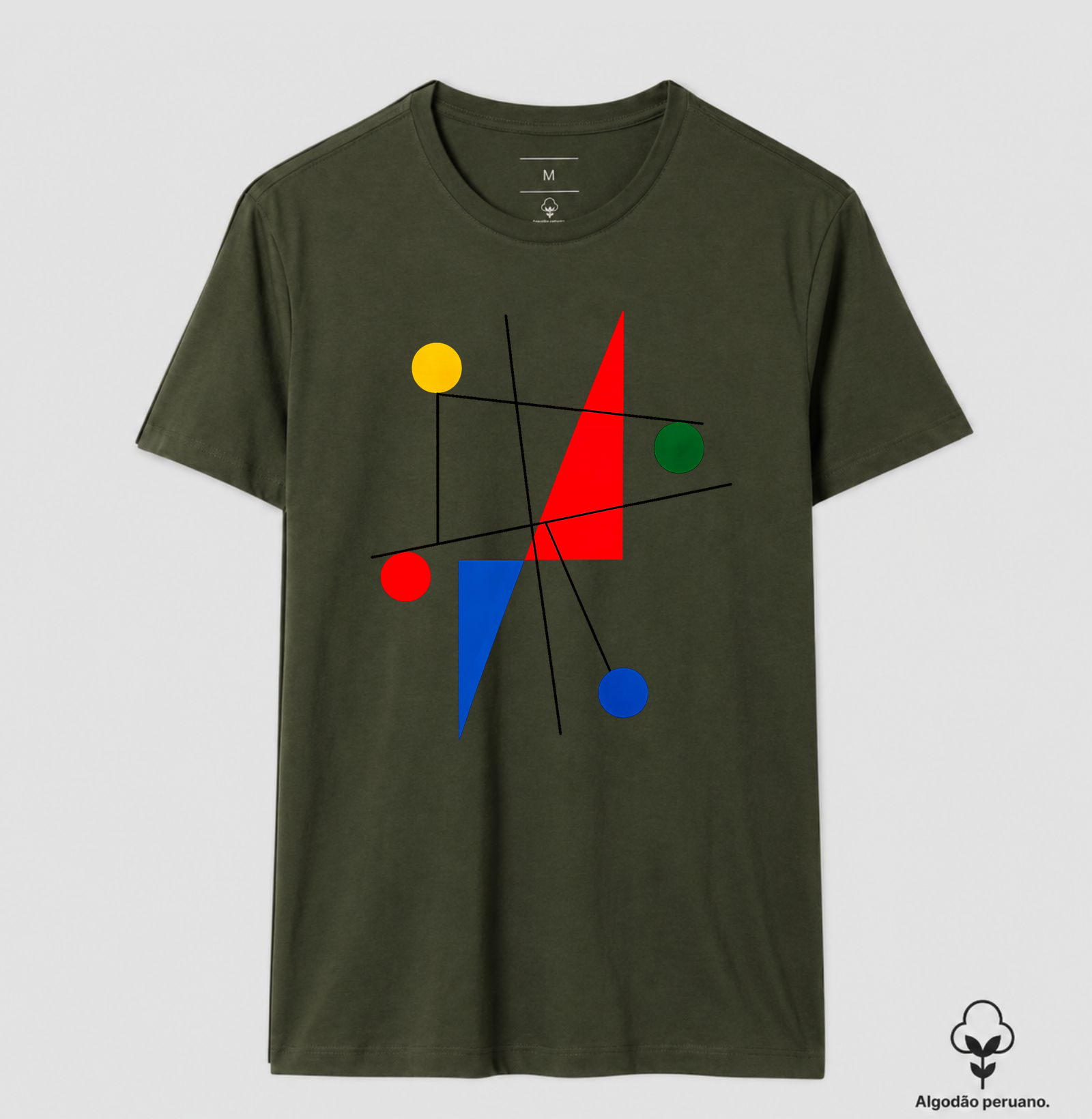 Camiseta Sophie Taeuber-Arp Untitled 1932 Algodão Peruano Tanguis - Imagem 8