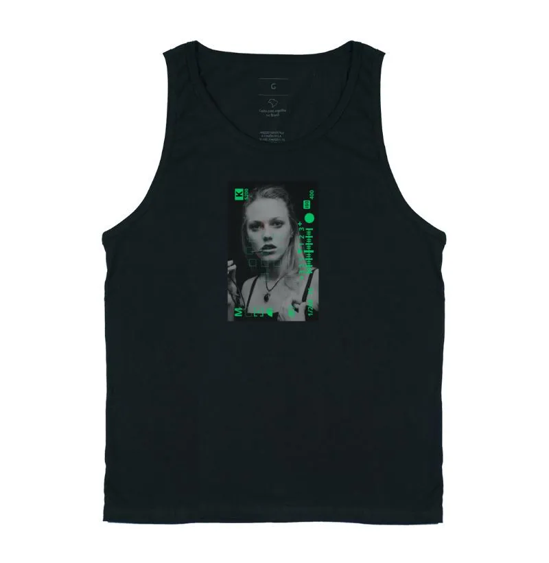 Camiseta regata, visor da câmera modelo - Imagem 3
