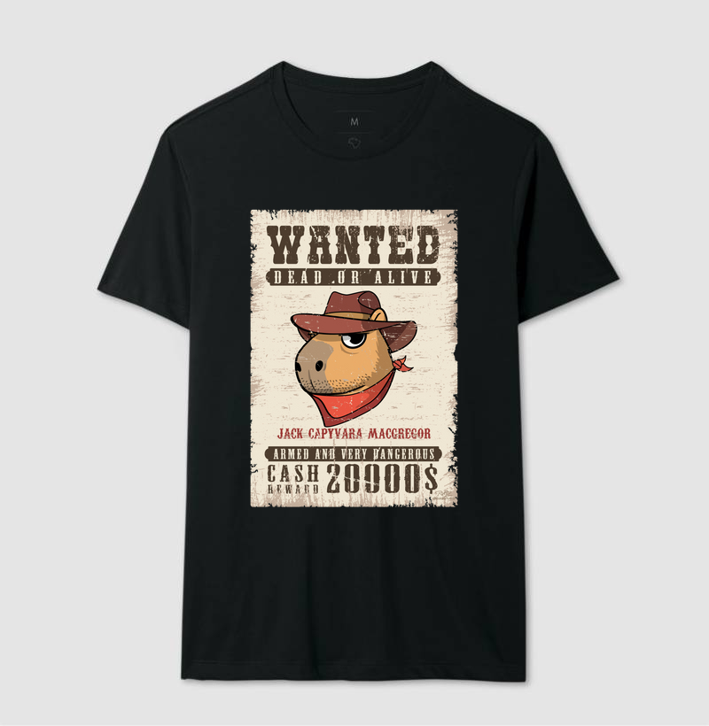 Camiseta Wanted Capivara - Imagem 2