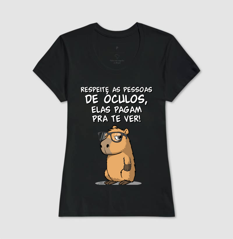 Camiseta Capivara Óculos - Imagem 3