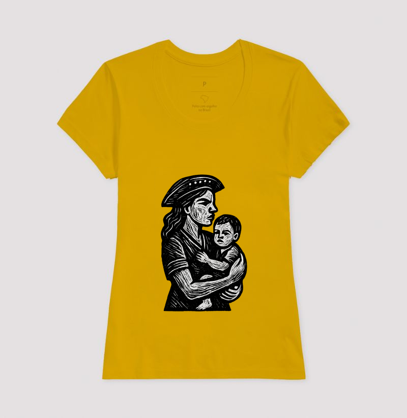 Mulher e Crianca - Xilogravura - Imagem 15