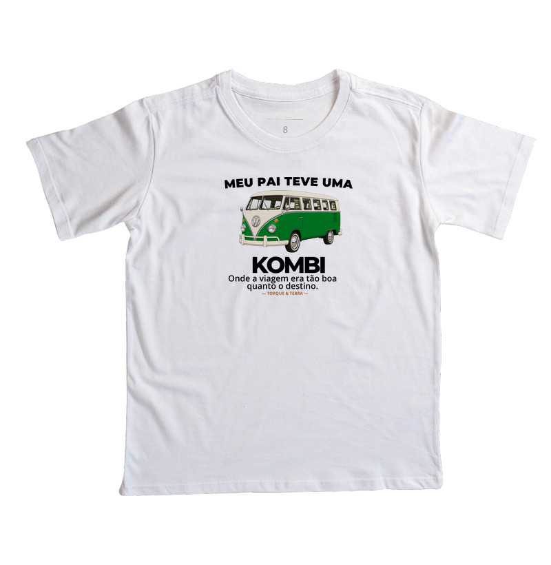 Meu pai teve uma - KOMBI - verde com off-white - Imagem 2