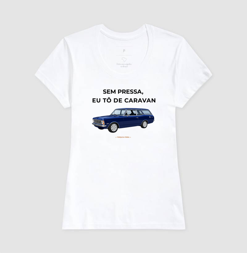 Sem pressa, eu tô de Caravan - azul escuro 2 - Imagem 5