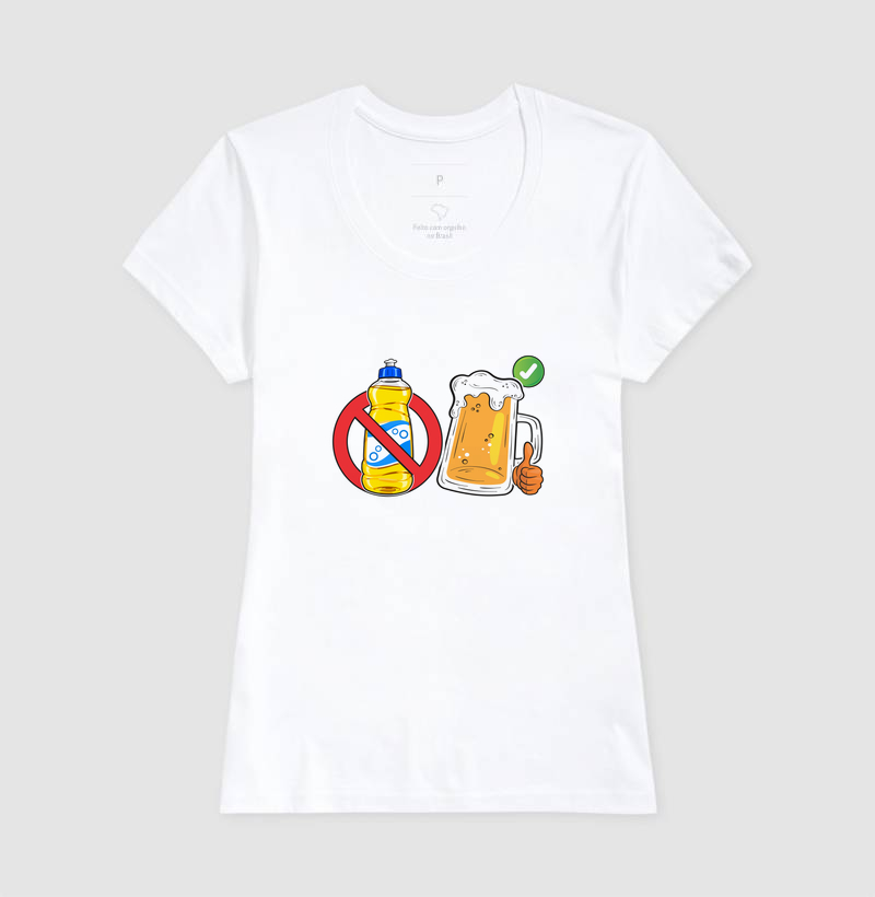Camiseta Cerveja Sim em Algodão - Imagem 8