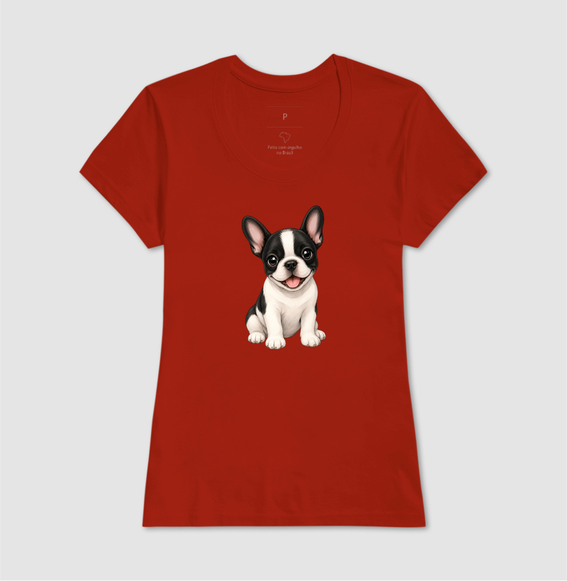 Bulldog (Buldogue) Francês Preto e Branco - Desenho Animado - Imagem 11