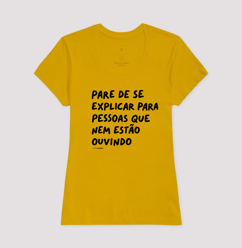 Camiseta Pare de Se Explicar - Imagem 15