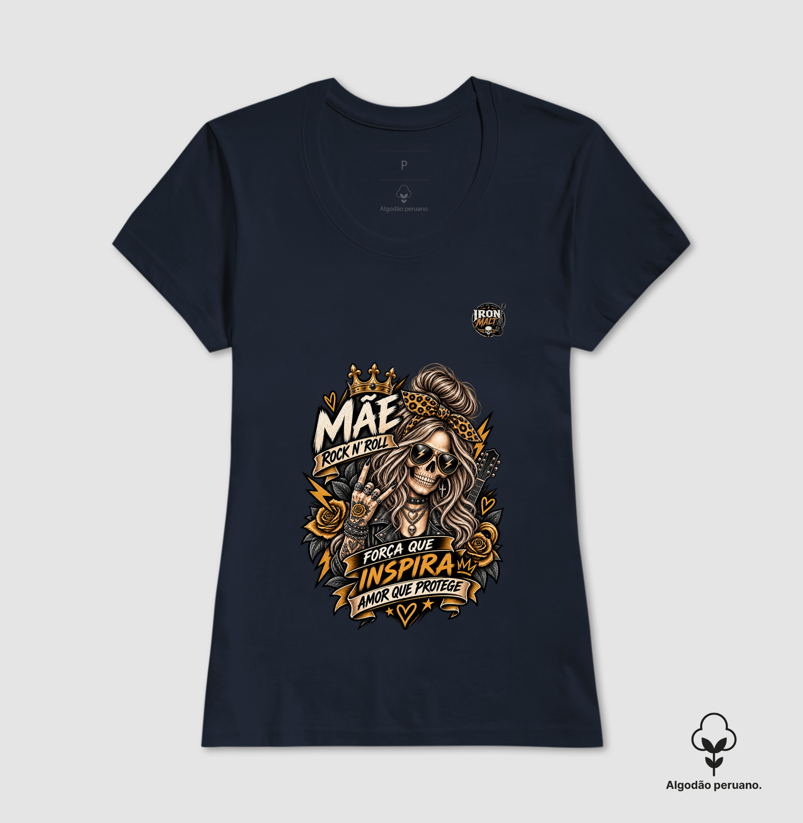 Camiseta Mãe Rock N’ Roll - Imagem 4