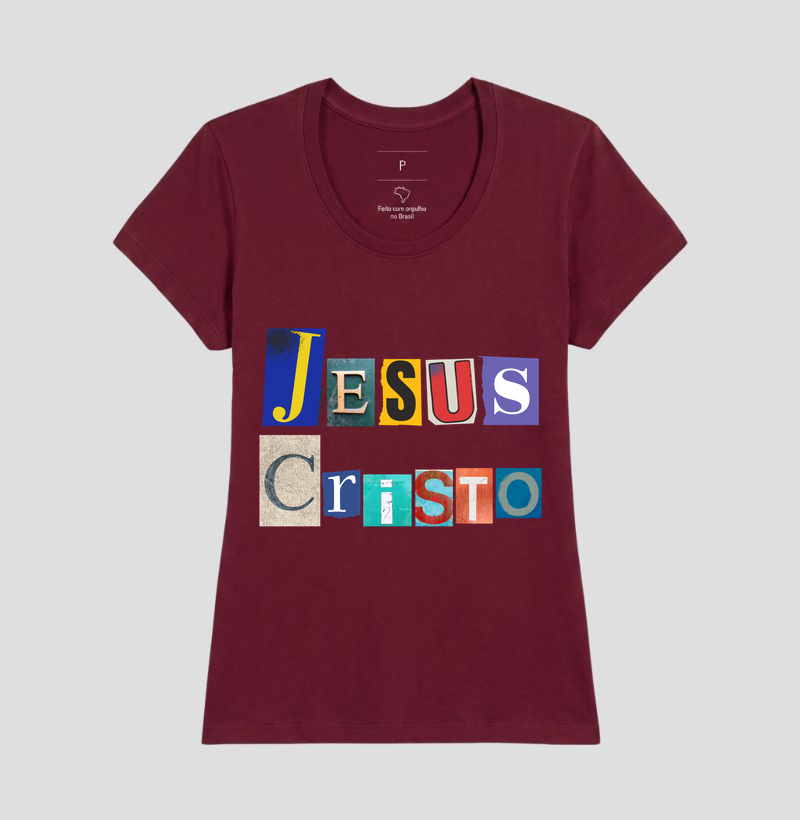 Camiseta Cristã Jesus Cristo Colagem - Imagem 19