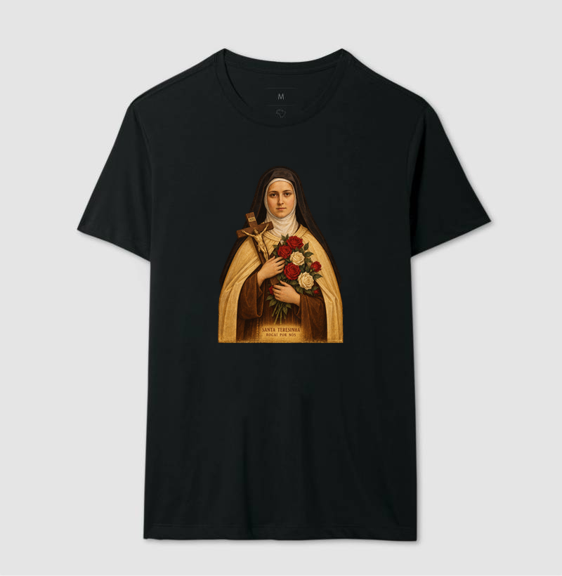 Camiseta Santa Teresinha Rogai por Nós - Imagem 2