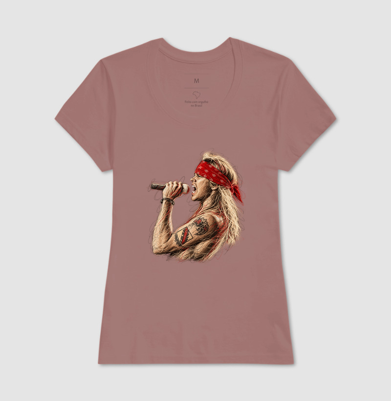 Camiseta Axl Rose Guns N’ Roses – Estampa Rock Vintage - Imagem 17