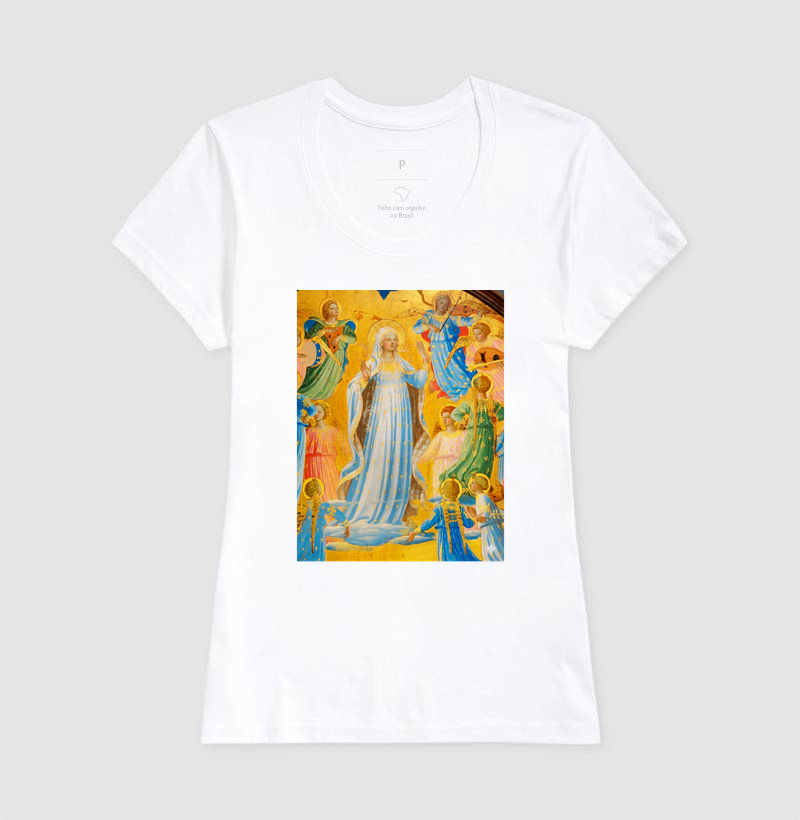 Camiseta Arte Sacra Renascentista Fra Angelico  - Imagem 5