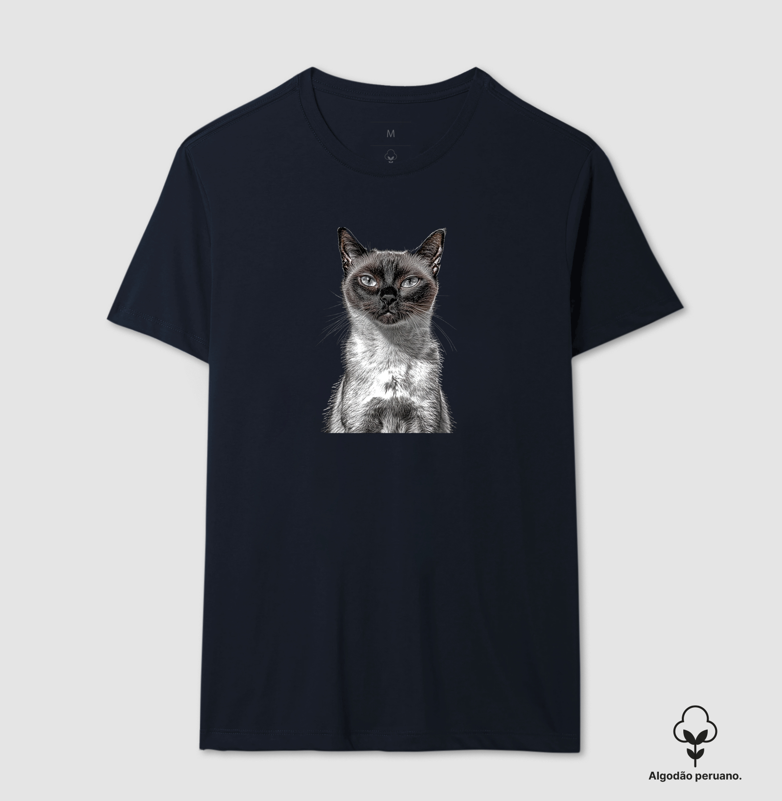 Camiseta Algodão Peruano Julgo em silêncio - Imagem 2