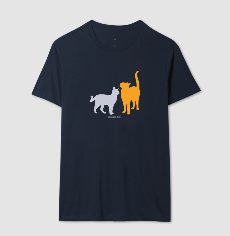 Silhuetas gatos laranja e cinza - Imagem 7