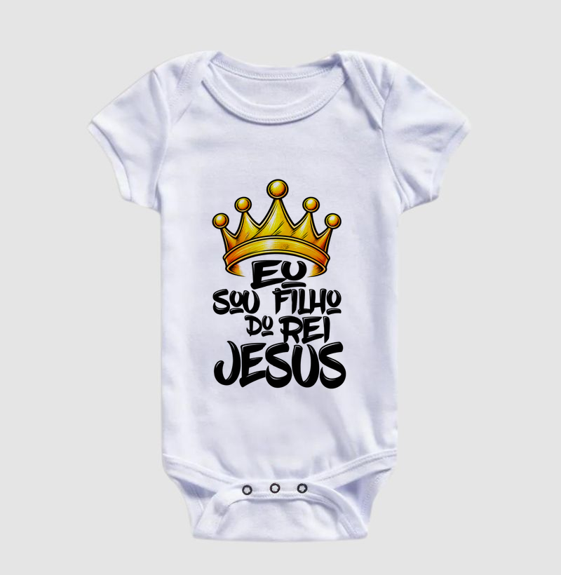 Body Infantil Eu Sou Filho do Rei Jesus - Imagem 2