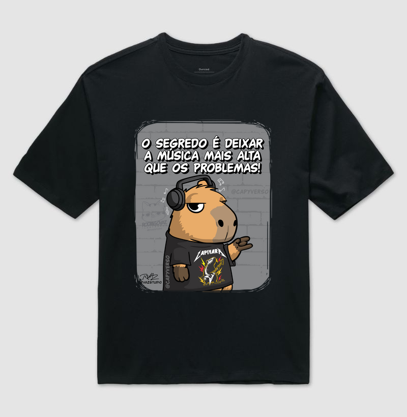 Camiseta Capivara Música - Imagem 2