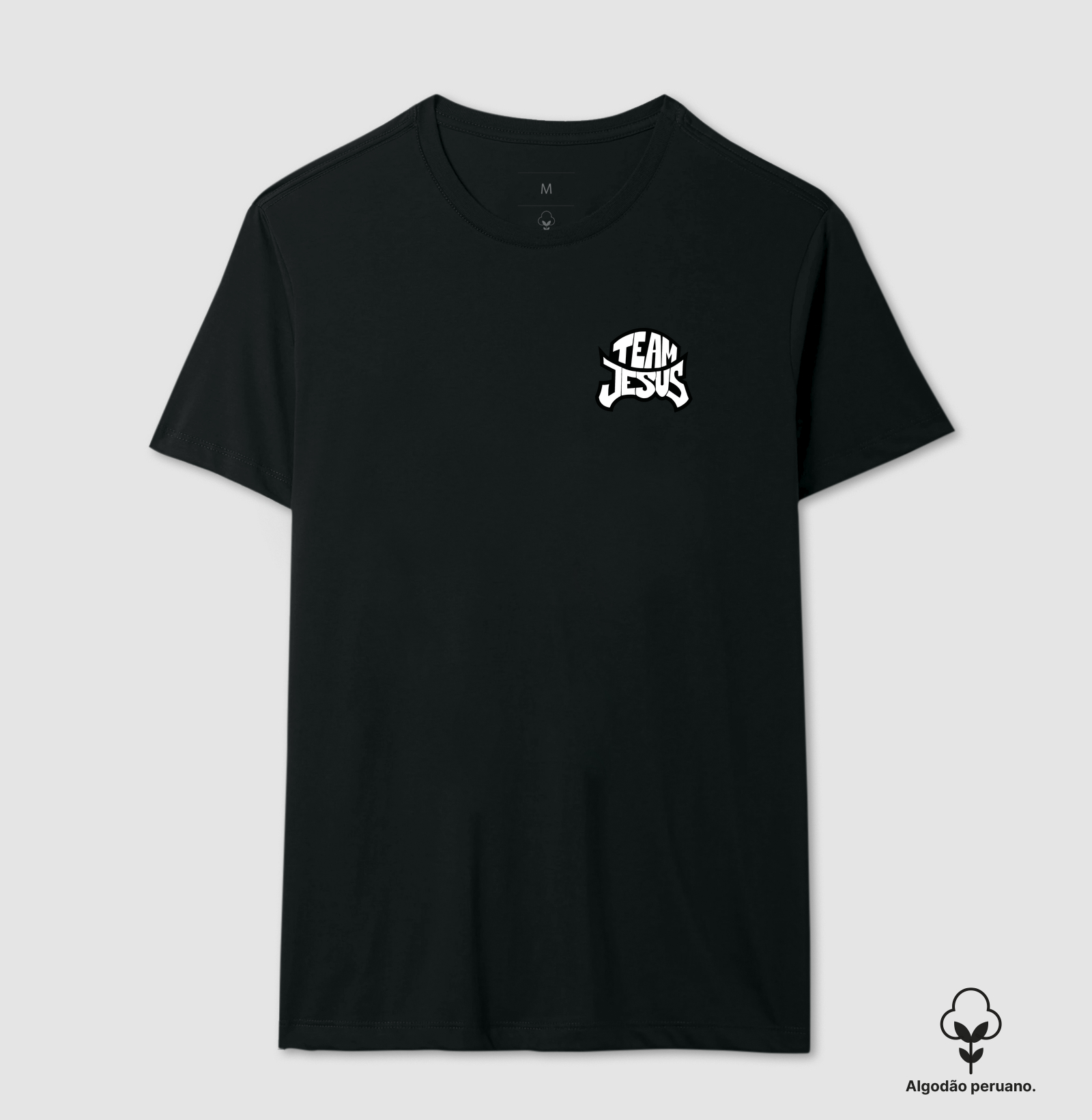 Camiseta Masc. Algodão Peruano Team Jesus - Imagem 2
