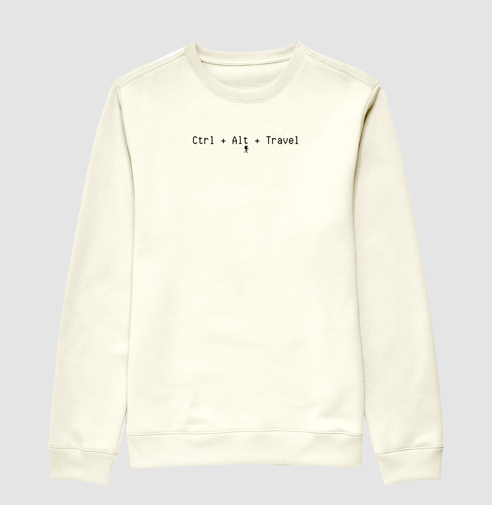 Camiseta Ctrl Alt Travel | Humor Geek Viagem Minimalista | Colecao Viciados em Viagem - Imagem 2