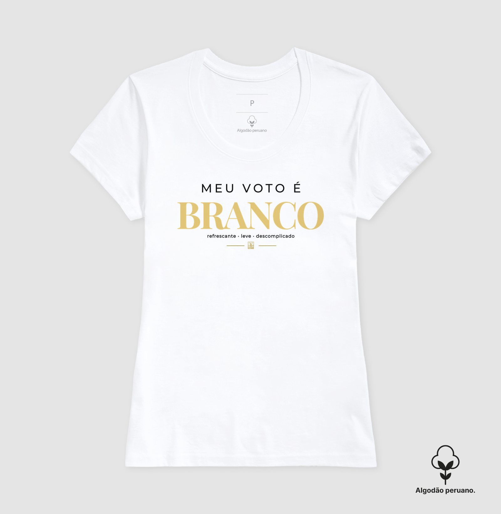 Meu Voto é Branco – Camiseta para Amantes de Vinho Branco - Imagem 5