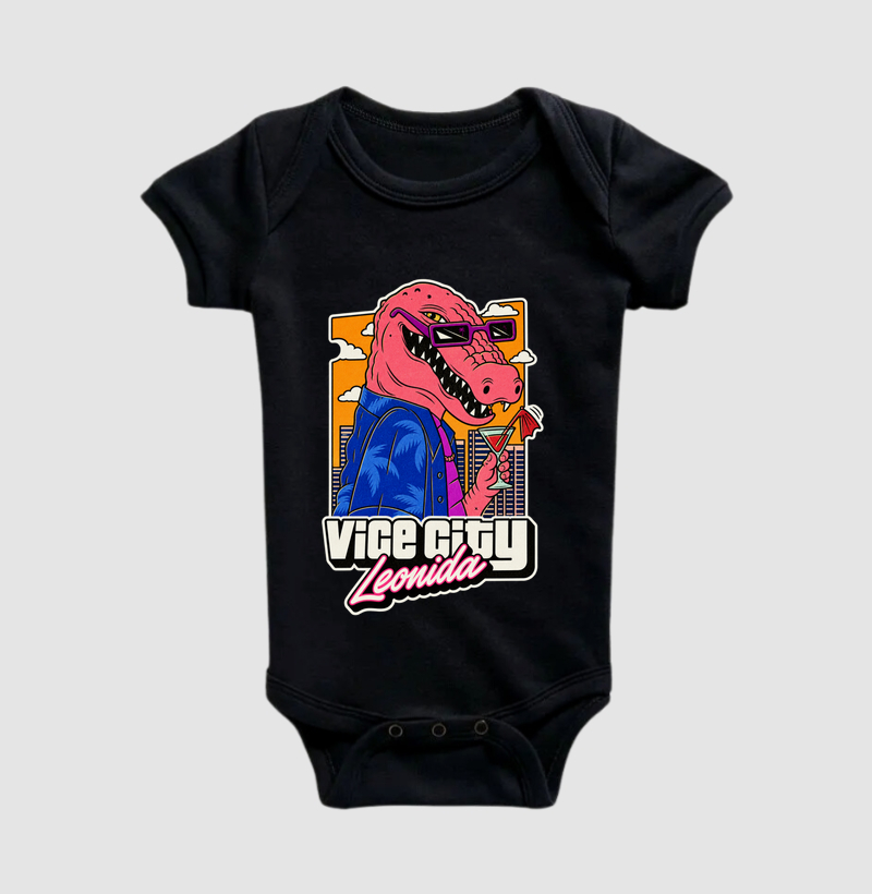 Body Infantil Jason (GTA VI / Vice City / Leonida) - Jacare Drink - Imagem 2