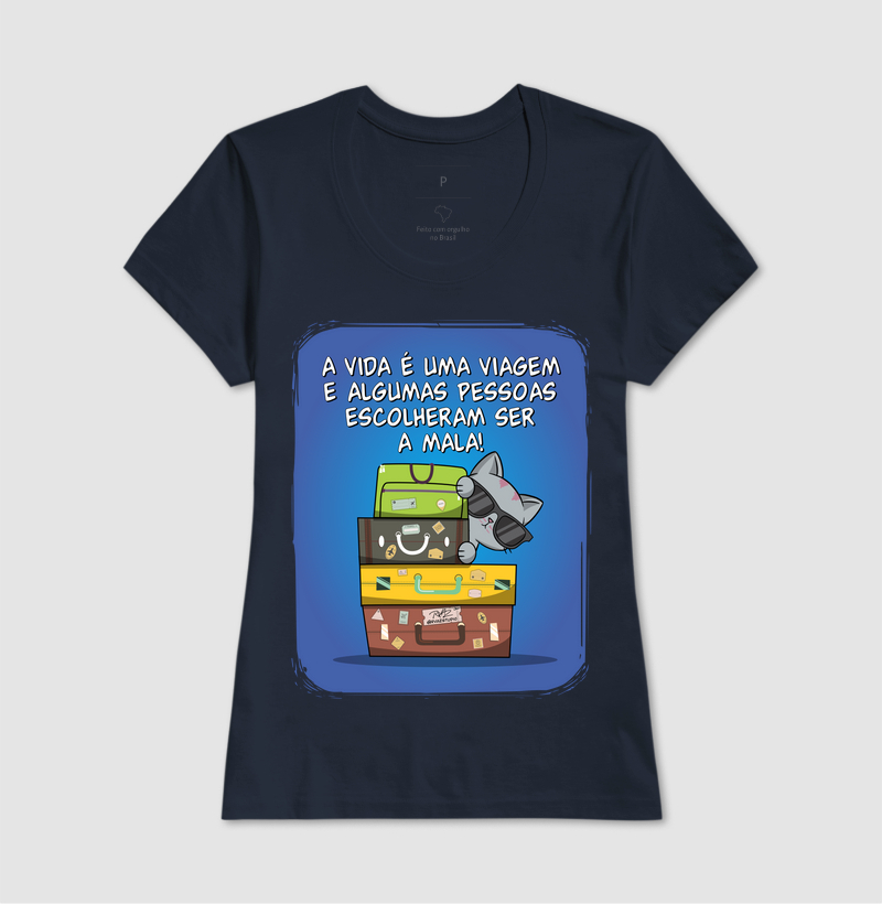 Camiseta Gato Sincero Mala - Imagem 7