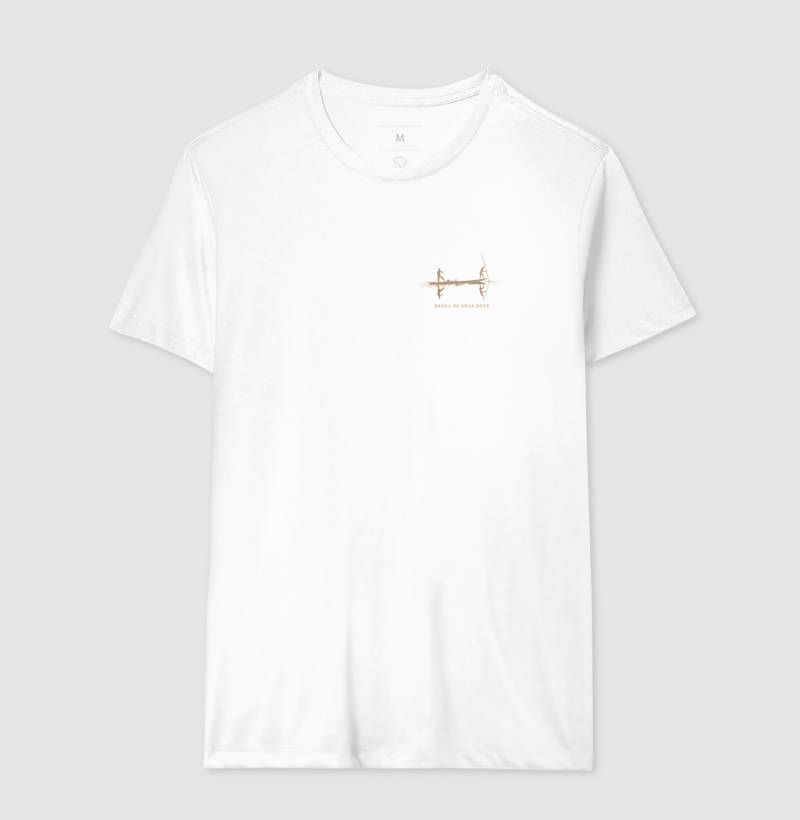Camiseta Brasil de Água Doce Estampa Verde Natureza Unissex - Imagem 3
