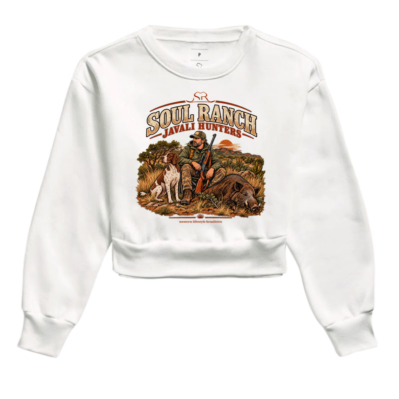 Cropped Moletom Javali Hunters | Rastro - Imagem 3