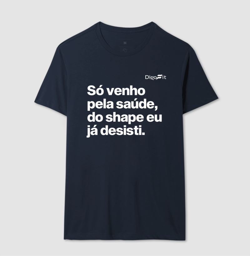 CAMISETA ACADEMIA SÓ VENHO PELA SAÚDE - Imagem 6