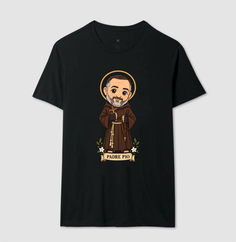 Padre Pio estilo chibi - Imagem 2